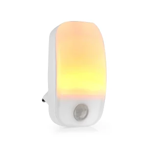 Nachtlampje | Met stekker | Dag/nacht en bewegingssensor | 0,55W | Warm wit